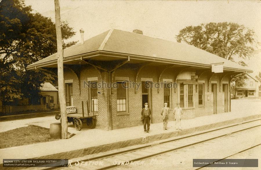 Postcard: Railroad Station, Sandwich, Massachusetts